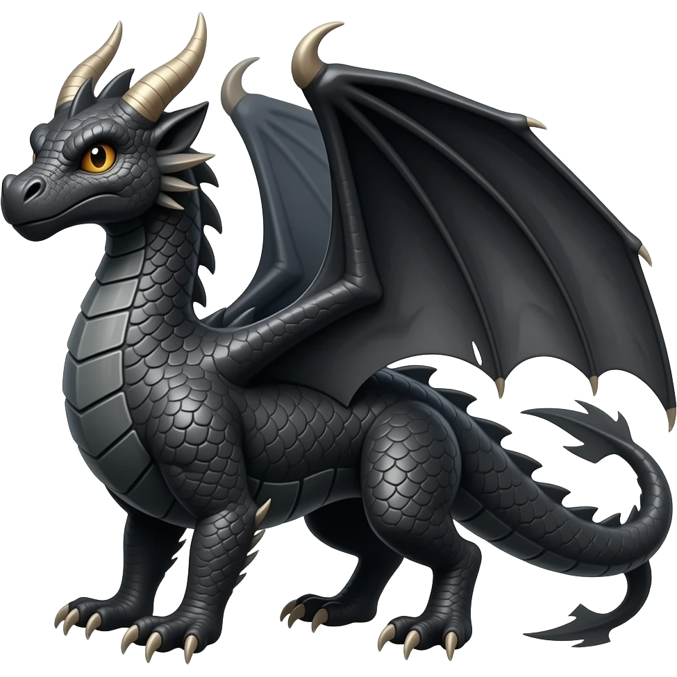 black wyvern emoji