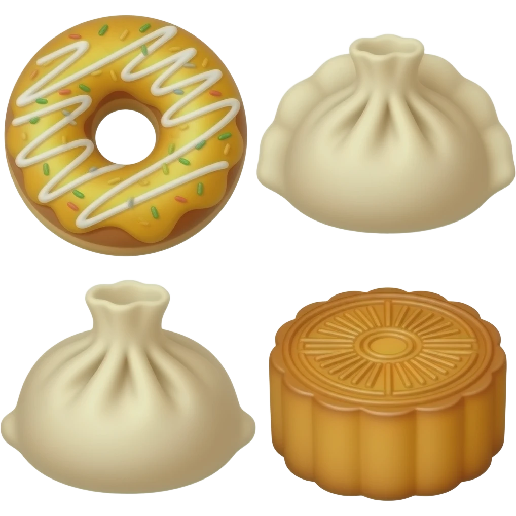 🍥🥟🥮 emoji