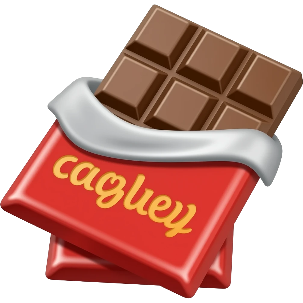 chocolate bar emoji