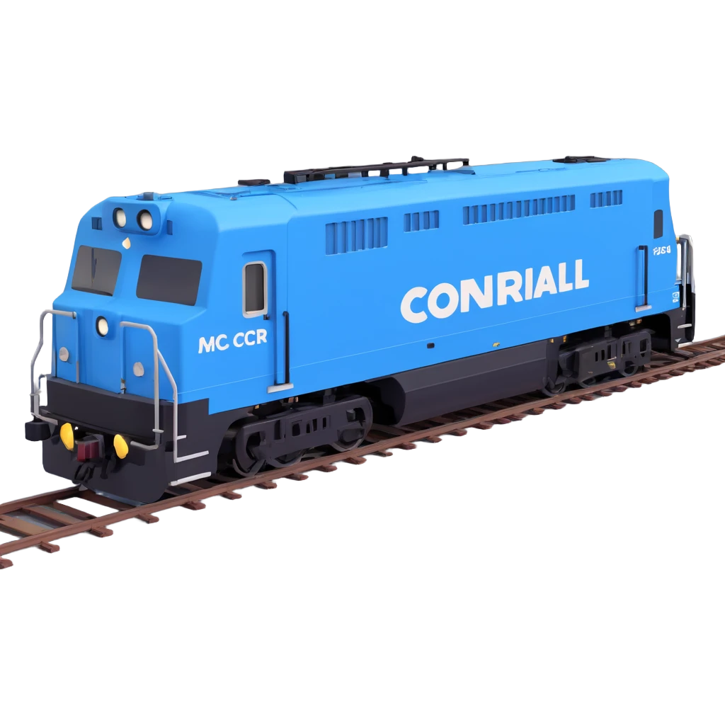 Conrail electric boxy locomotive emoji