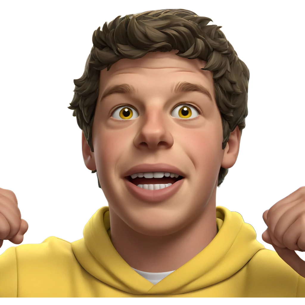 boy in yellow hoodie meme emoji