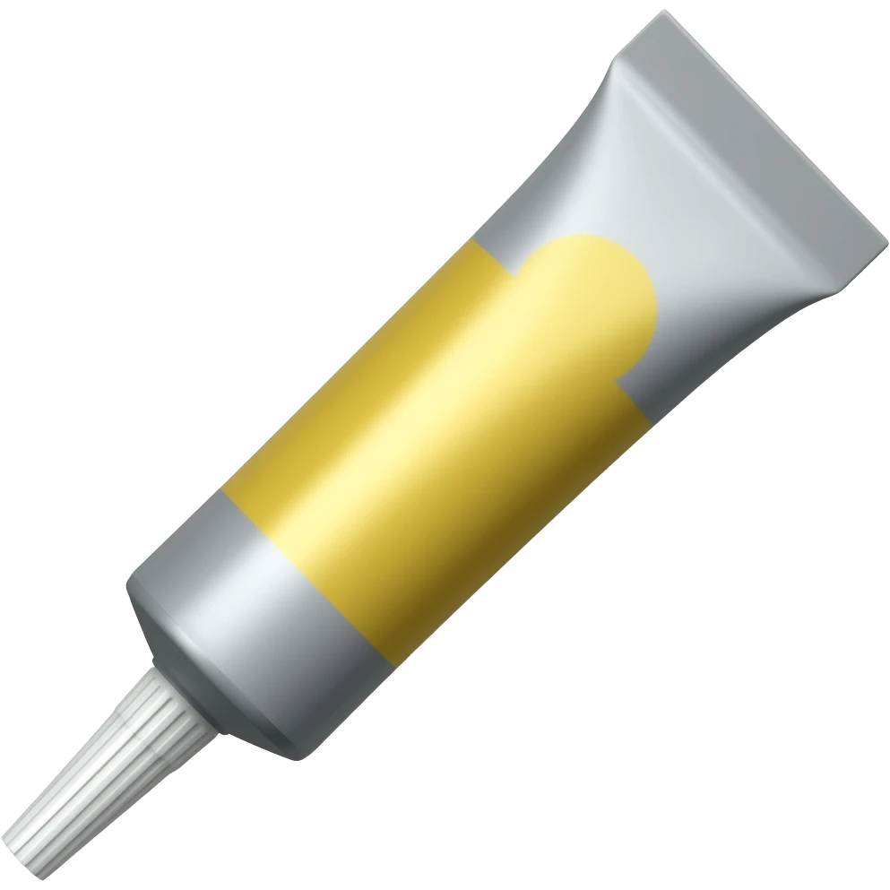 Plastic caulking cartridge no text emoji