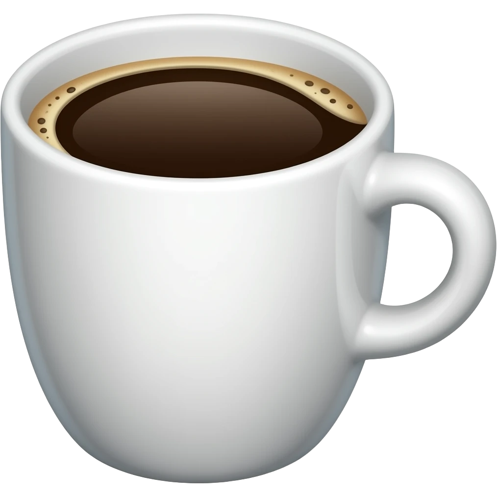 Cup coffee emoji
