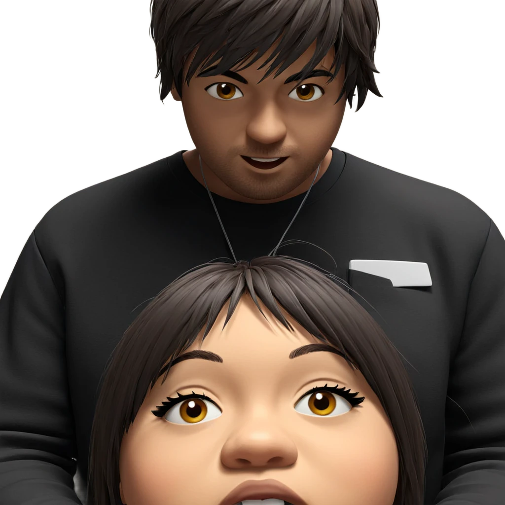 friendship in contrasting colors emoji