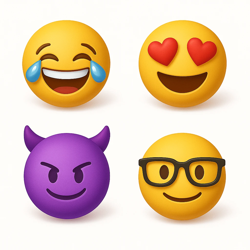 change glasses from transparent to black  emoji