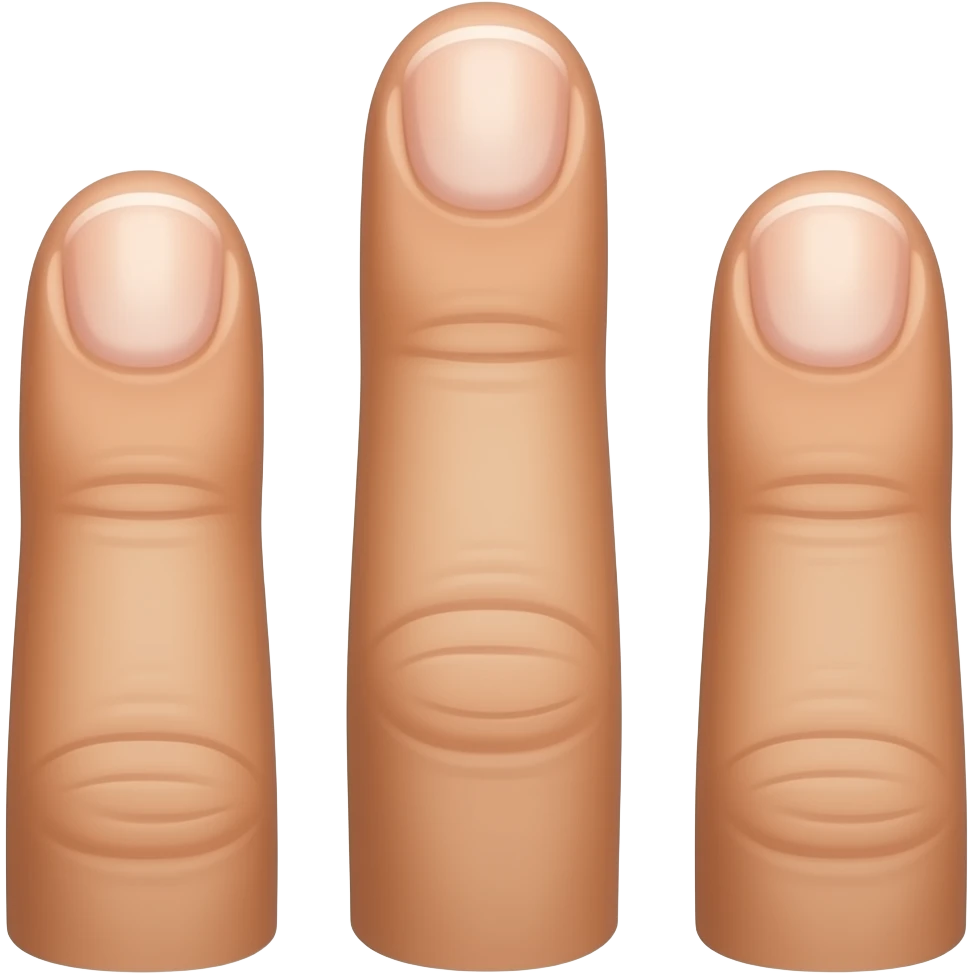 3 prsta emoji