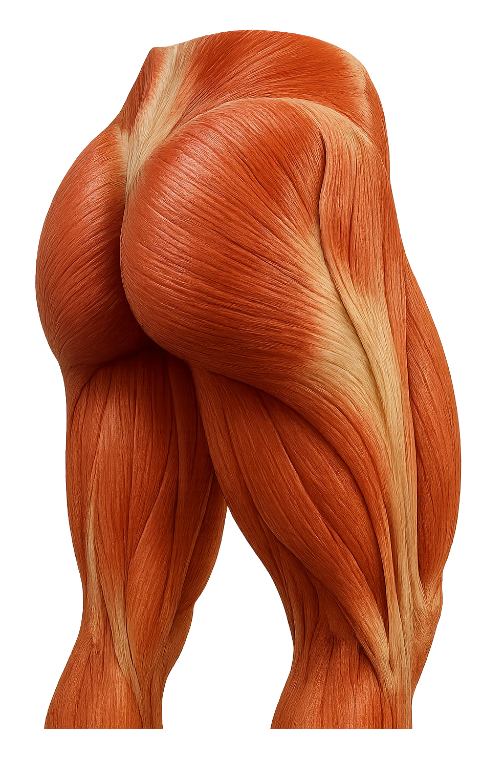 glutei gruppo muscolare iperrealistico 4k emoji
