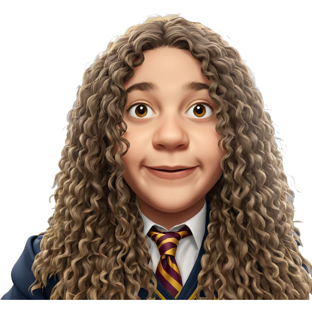 smiling boy in hogwarts uniform emoji