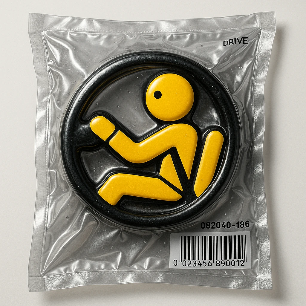 person driving a car emoji