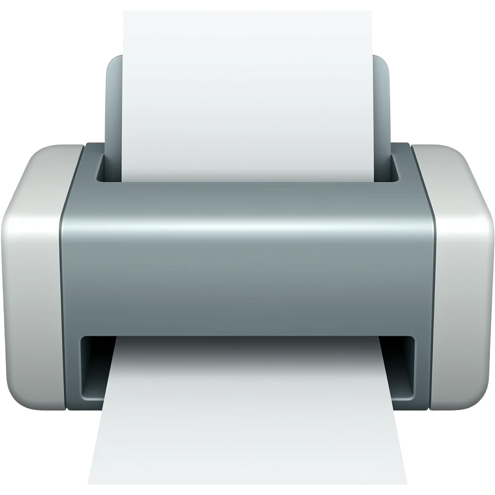 classic printer emoji