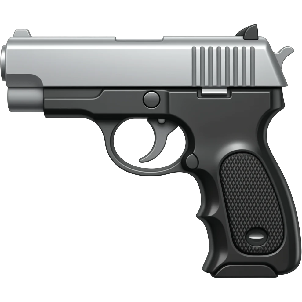 Пистолет у головы emoji