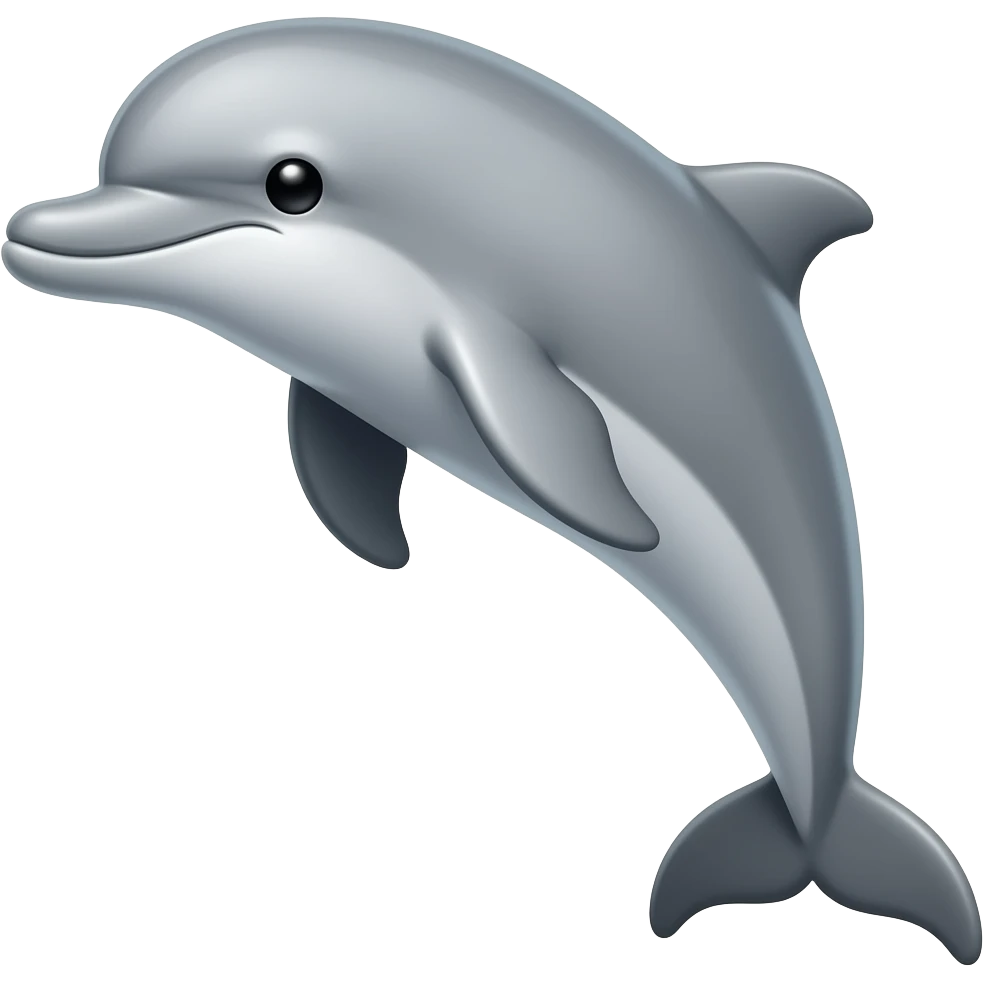 playful dolphin emoji