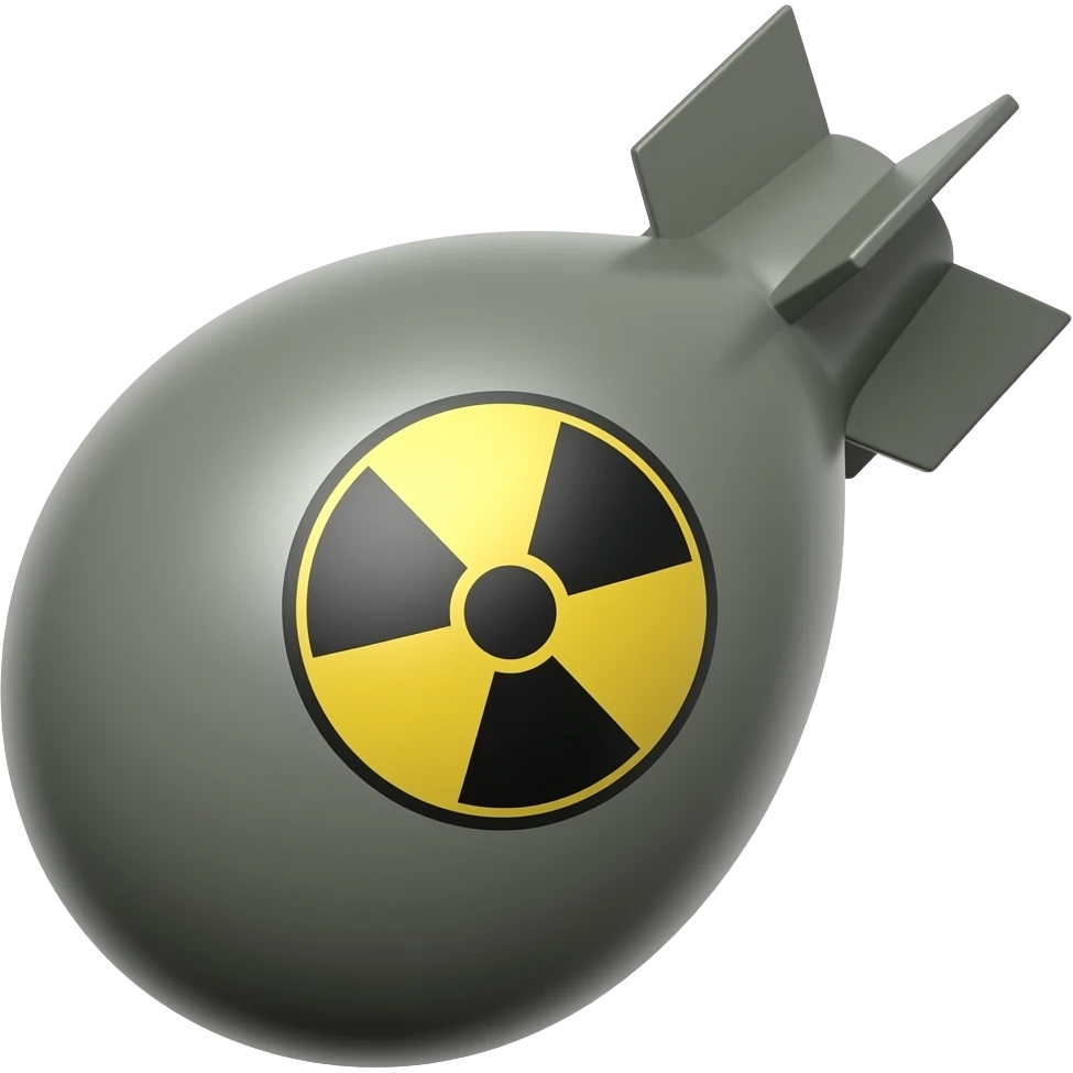 Nuclear bomb emoji