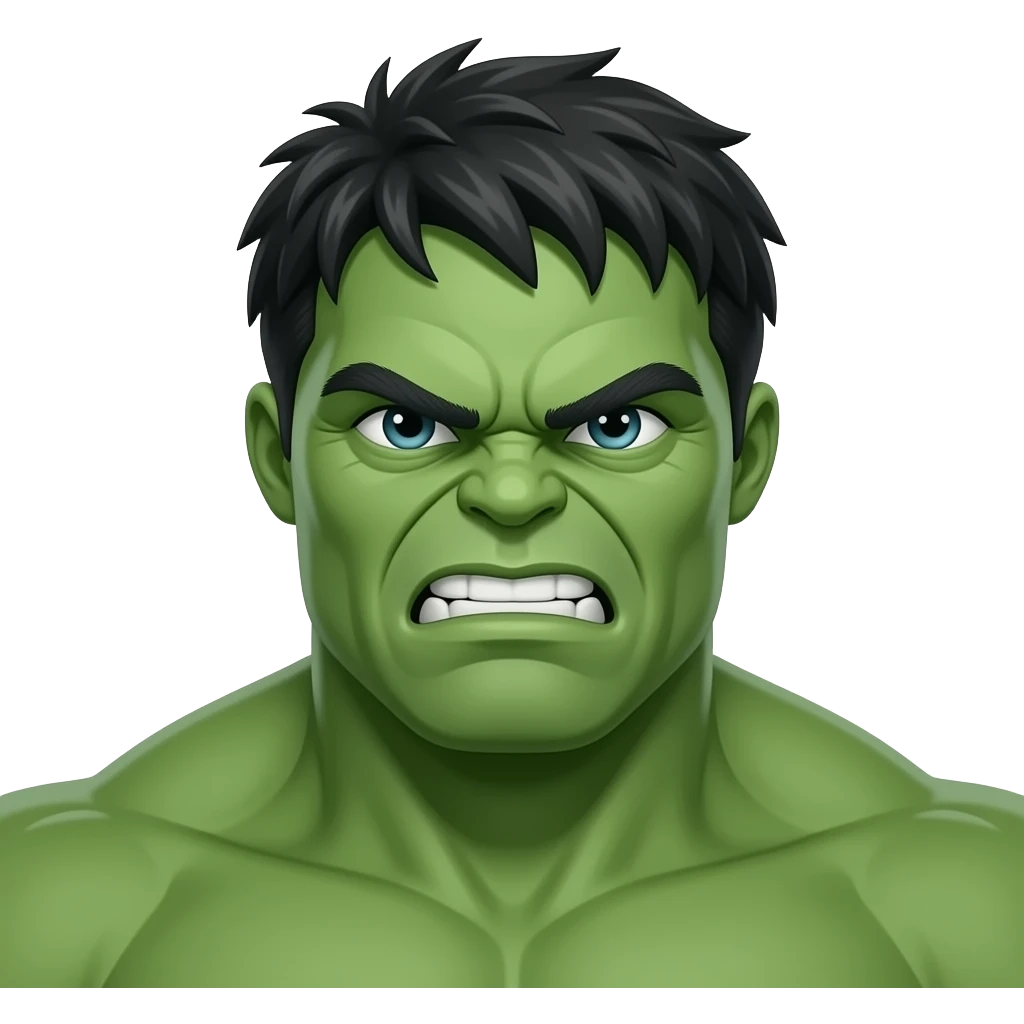 hulk transformation emoji