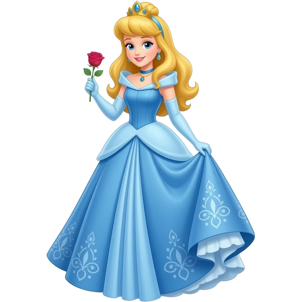 Princess Aurora (Sleeping Beauty) from Disney Princess emoji