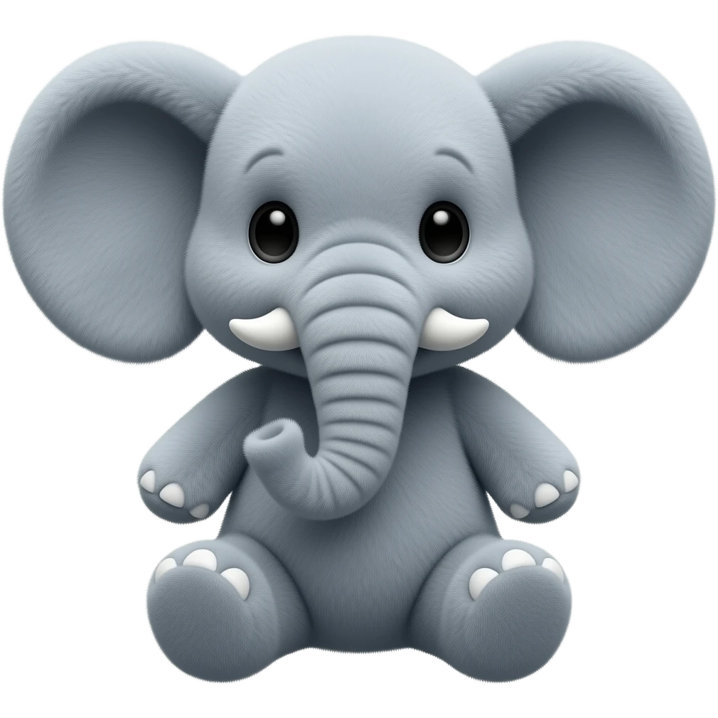 elephant doll with no head emoji