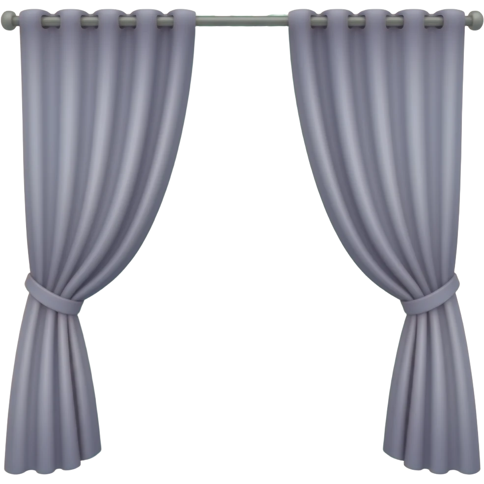 soft green purple curtain on class, transparent background inspired by barbie colour pallete emoji