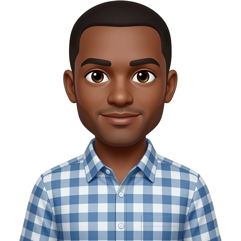 brownskin man standing emoji