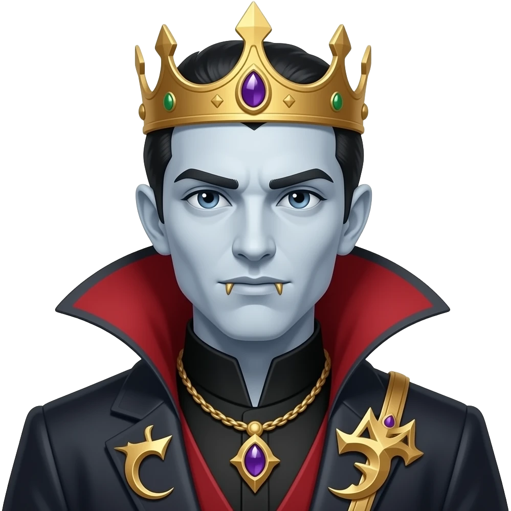 kind vampire king from light kingdom emoji