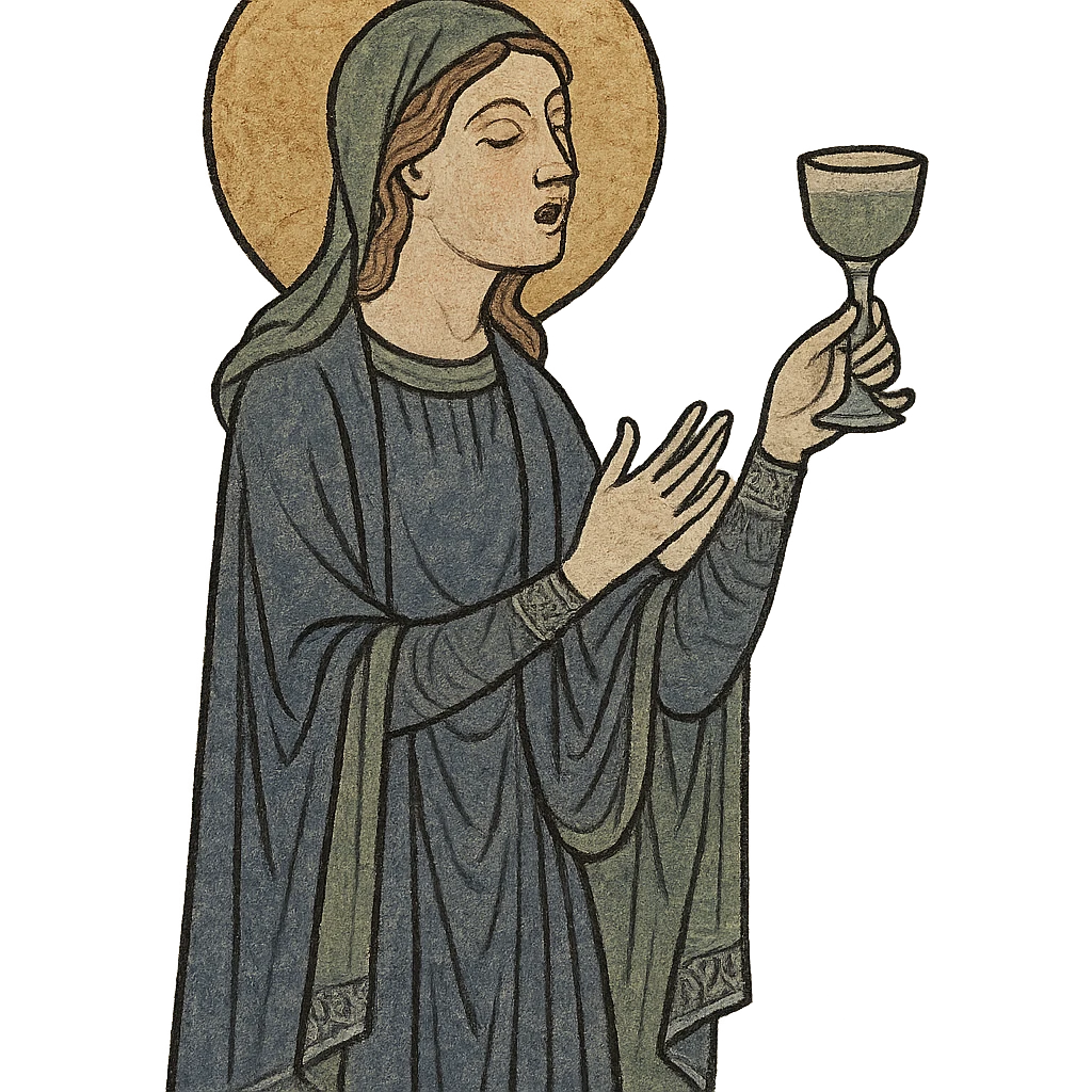 woman singing with wine glass in her hand emoji