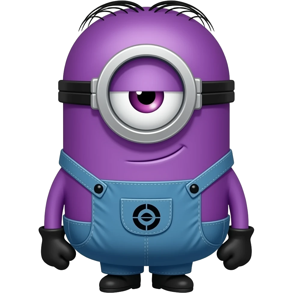 minion purple evil emoji