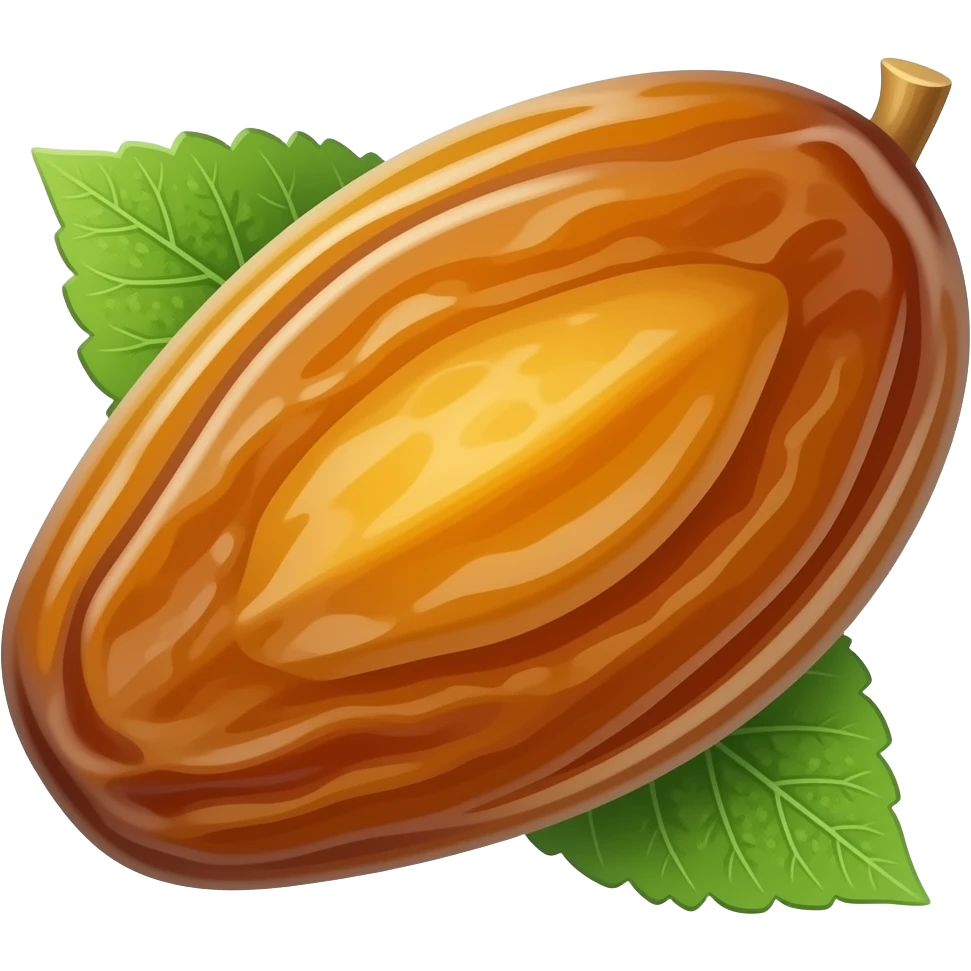 Dates like the fruit emoji