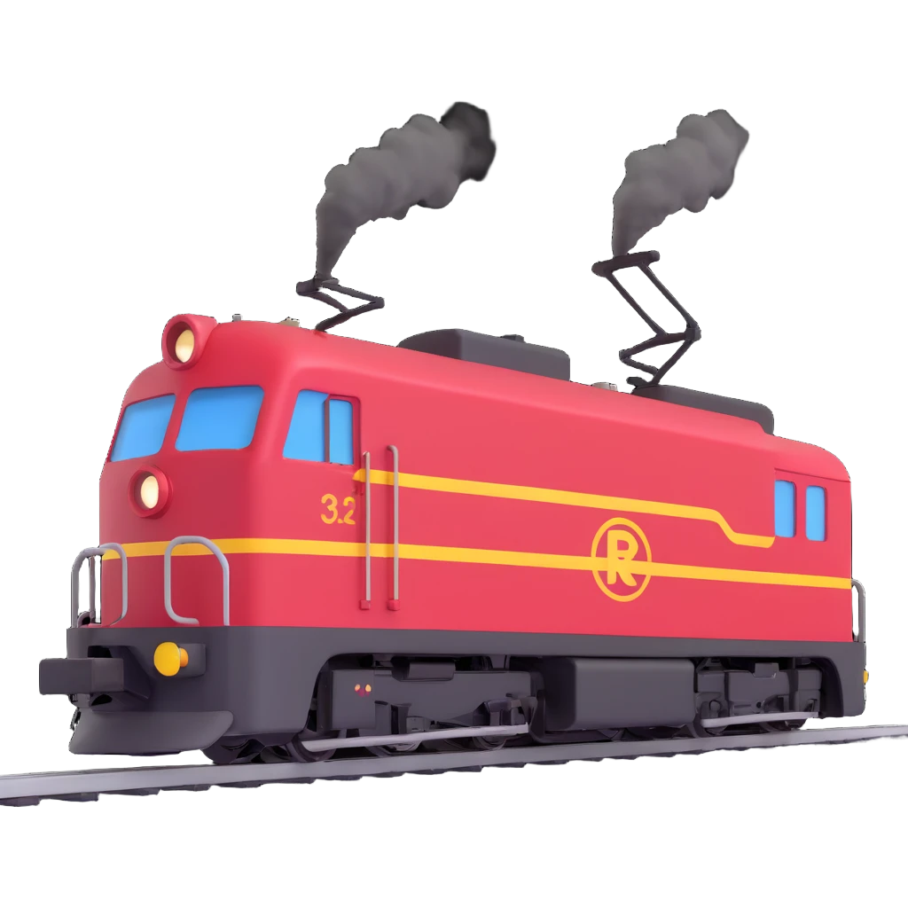 Pennsylvania railroad electric locomotive emoji