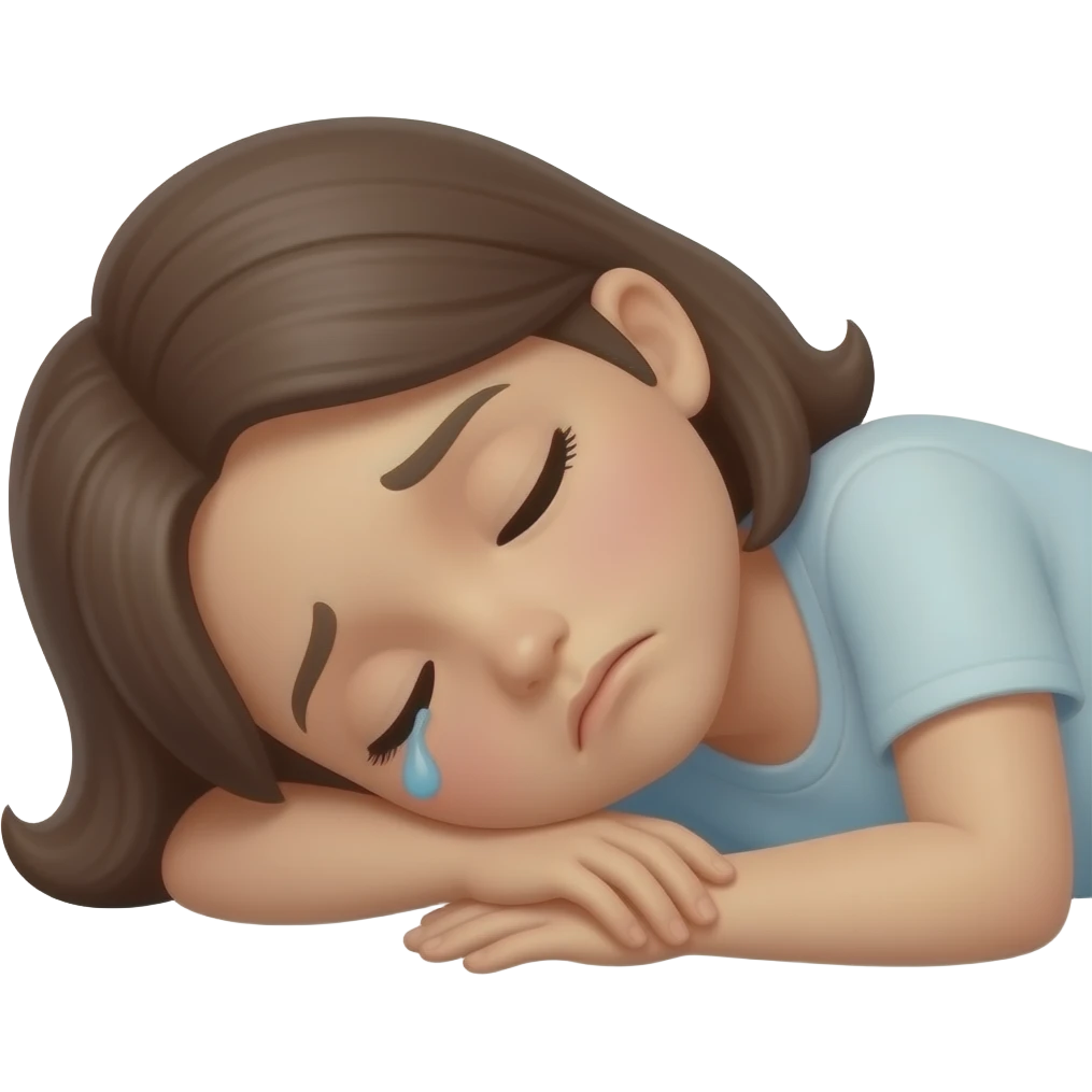 Девочка лежит и ничего не делает не радостная emoji