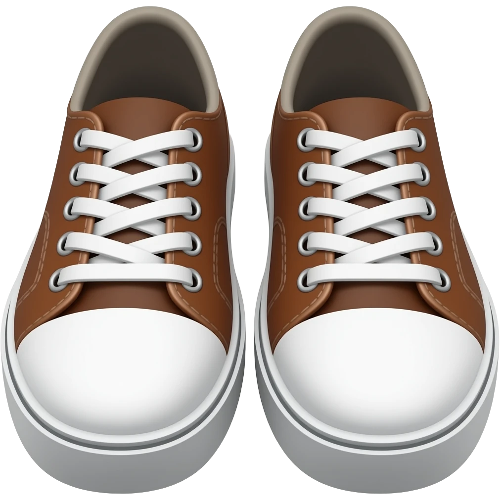 shoes with face emoji