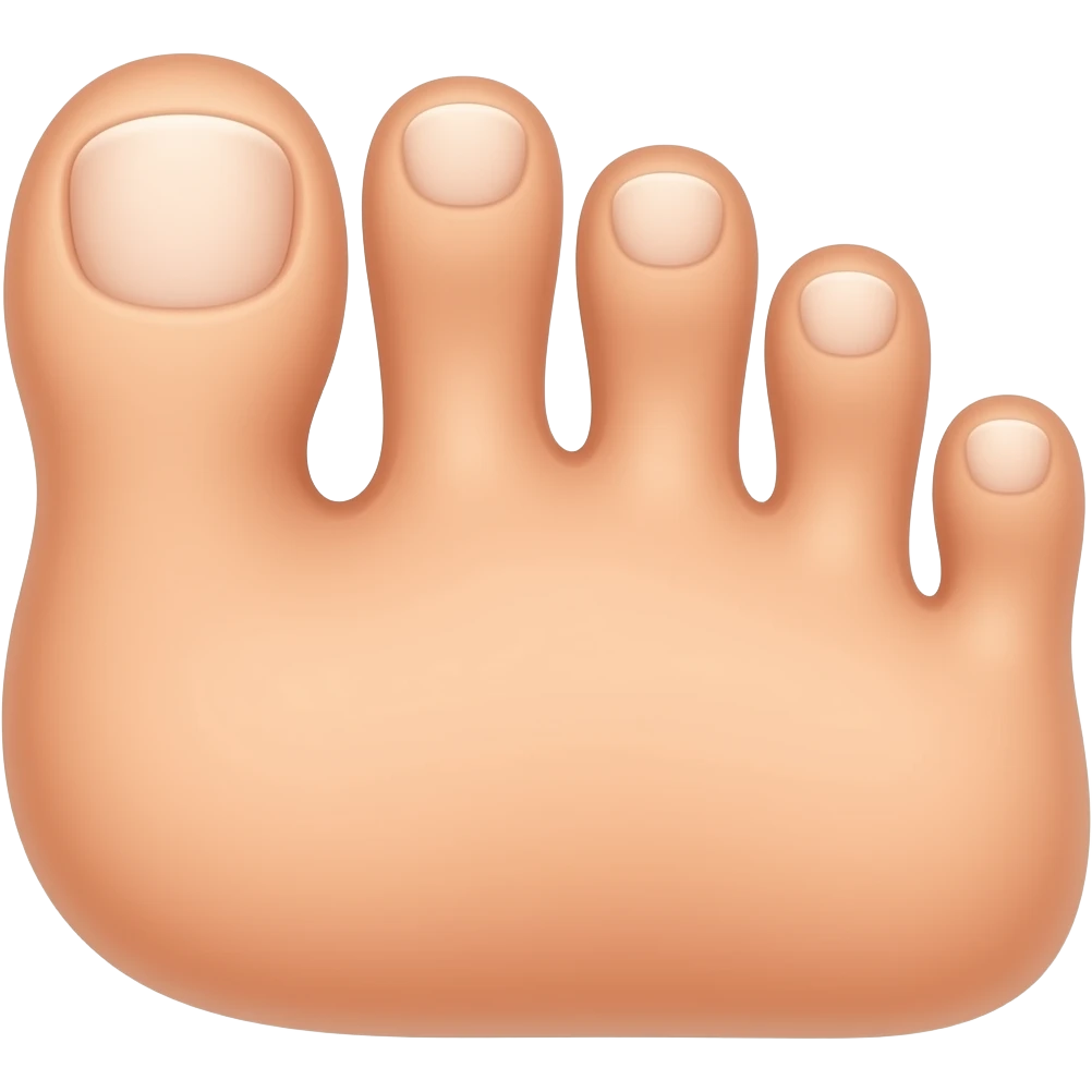 middle finger feet emoji