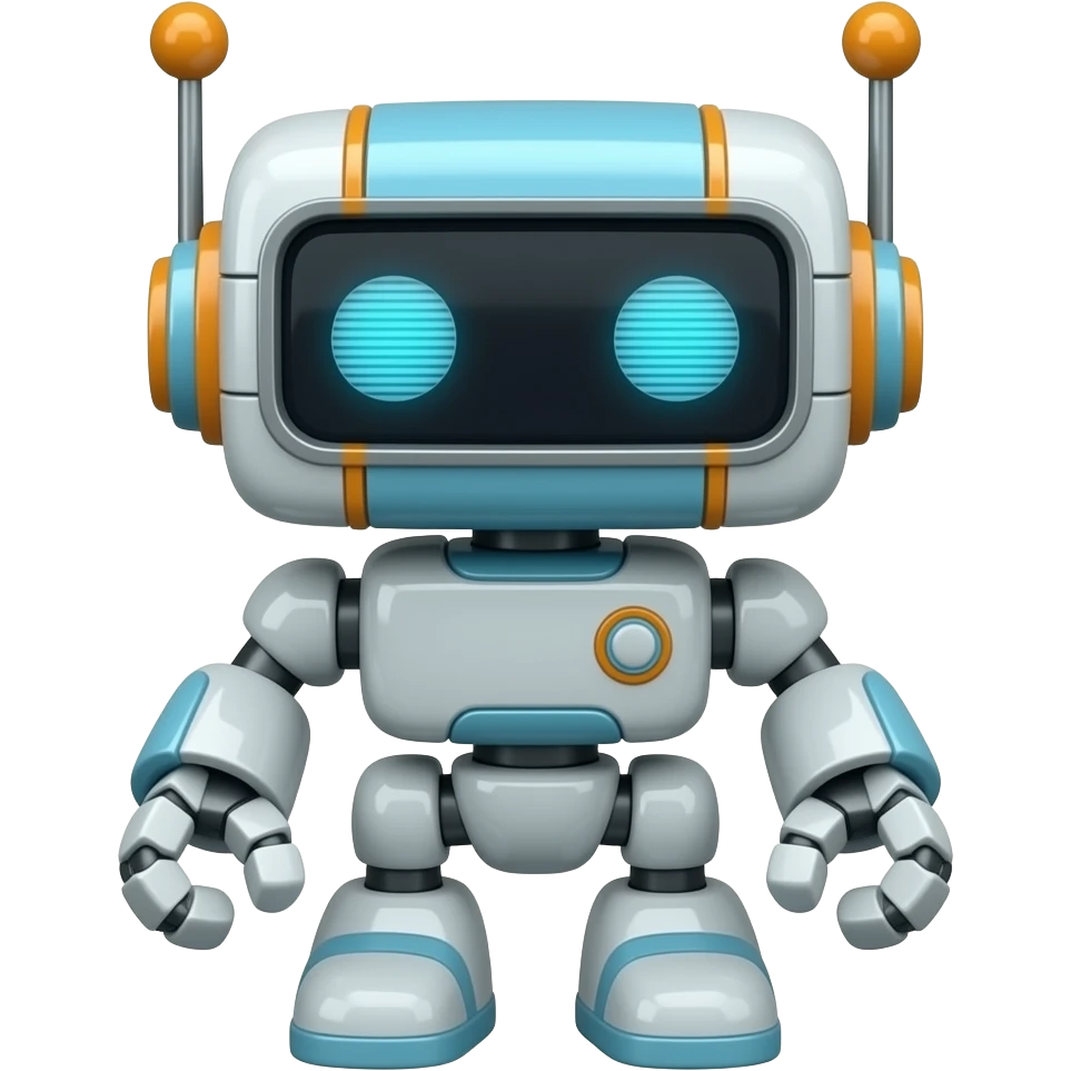 boxy robot toy emoji