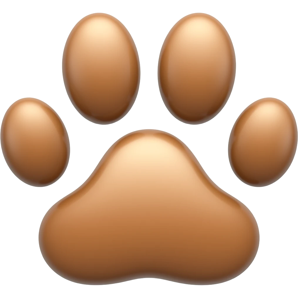 Paw prints emoji