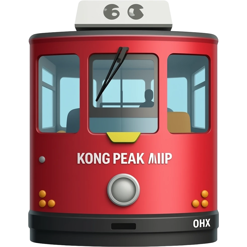hong kong Peak Tram Car emoji