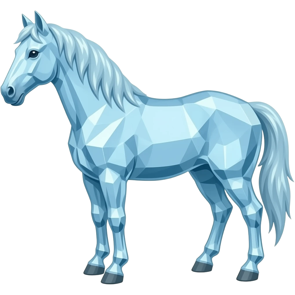 ice horse emoji