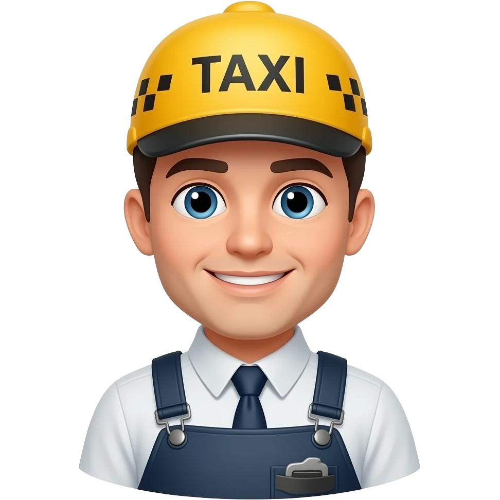 taxi driver emoji
