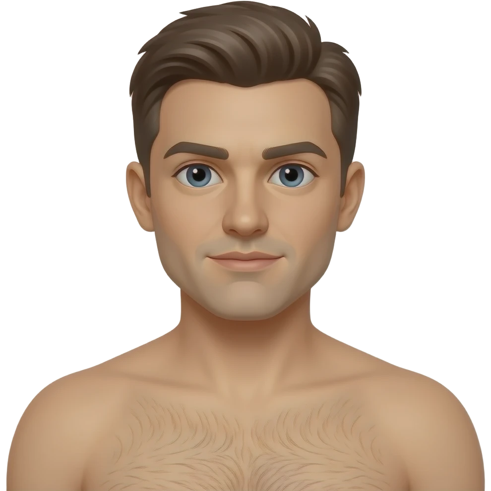 Boydan çıplak erkek emoji