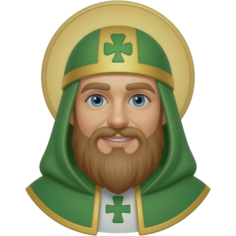 Saint Patrick emoji