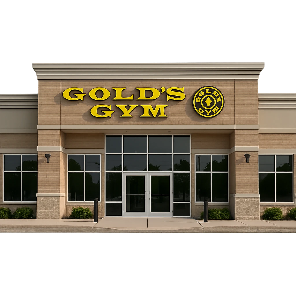 Gold's Gym building emoji