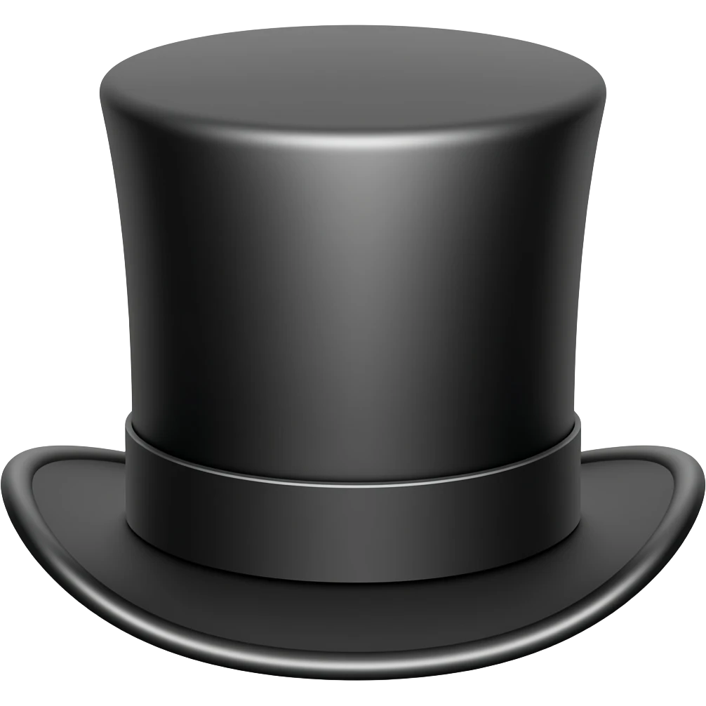 Tophat emoji