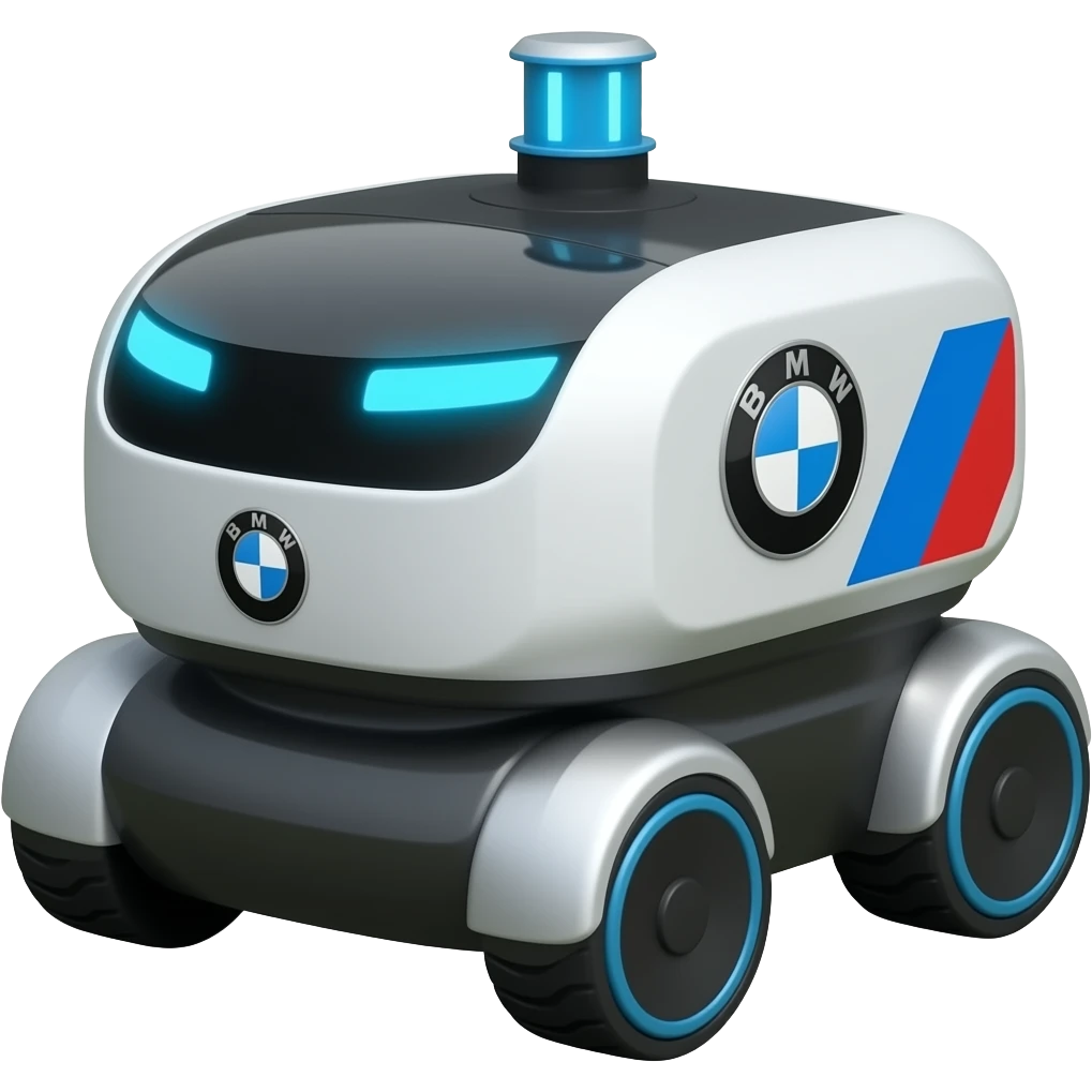 BMW delivery robot emoji