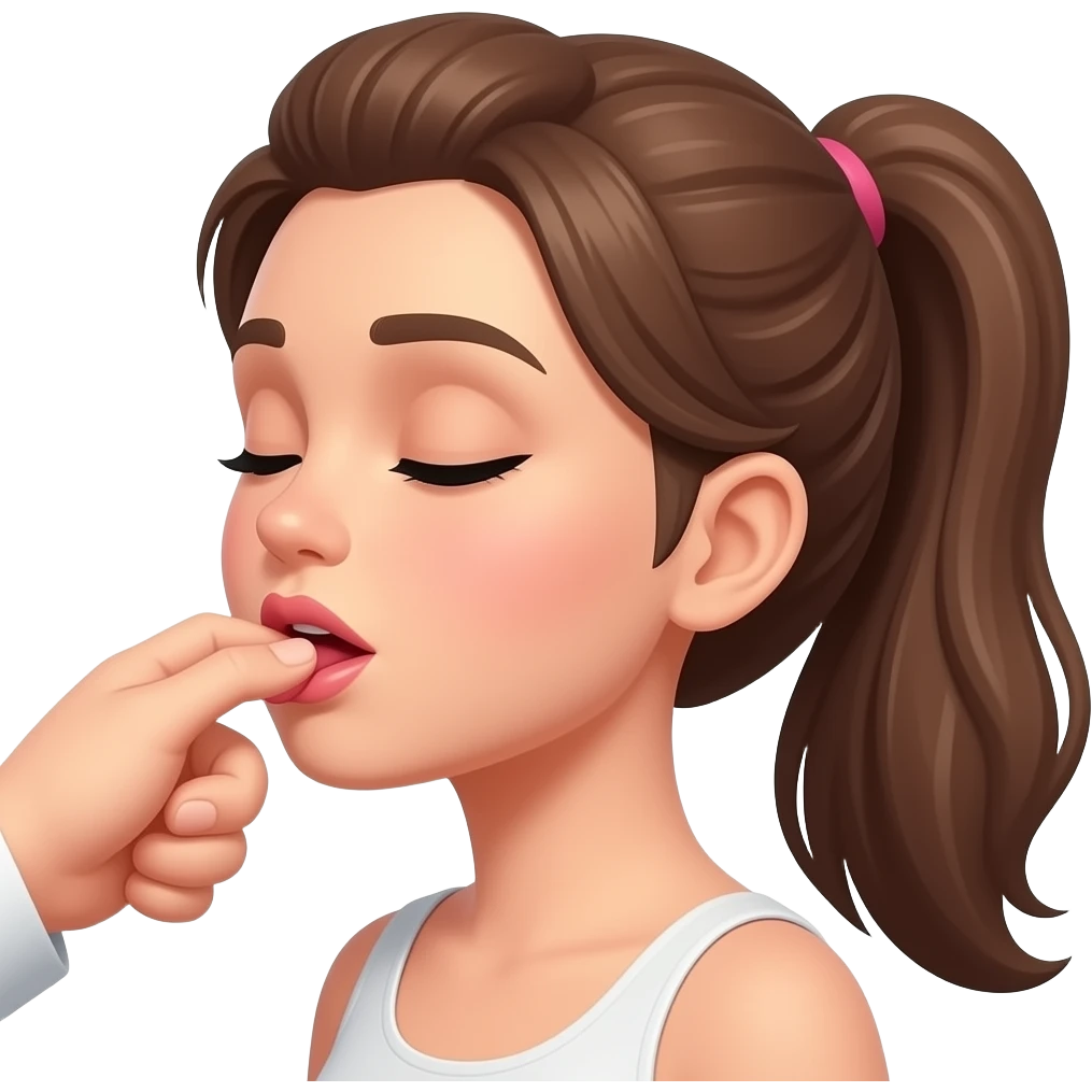 Tongue in pussy emoji