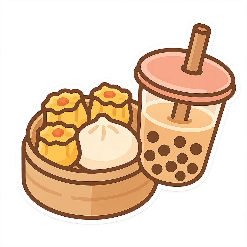 一些点心和饮料 emoji