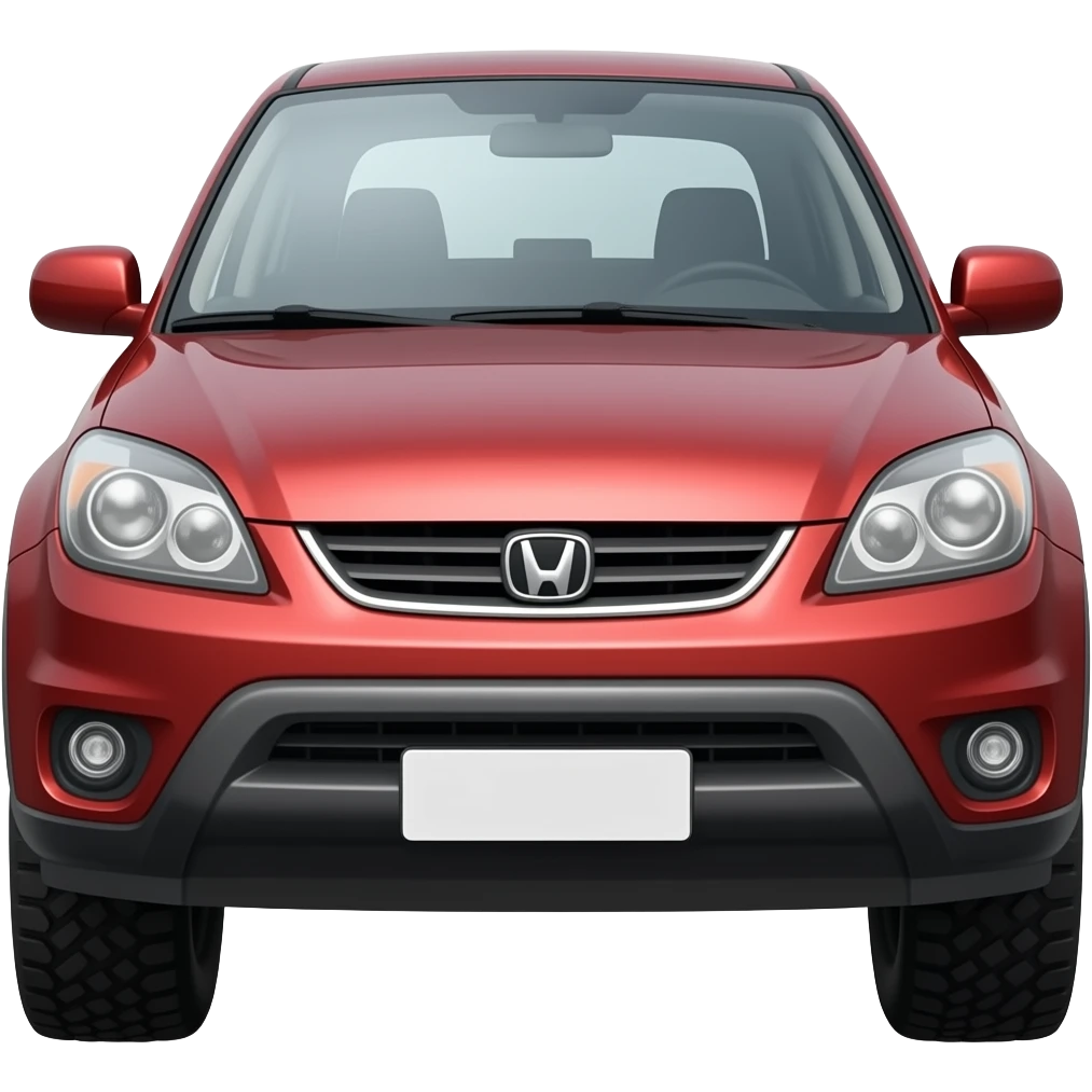 Honda CR-V Red 1St Generation Offroad emoji