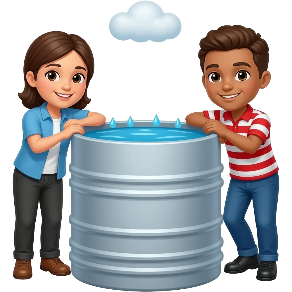 they rely on rainwater tanks emoji