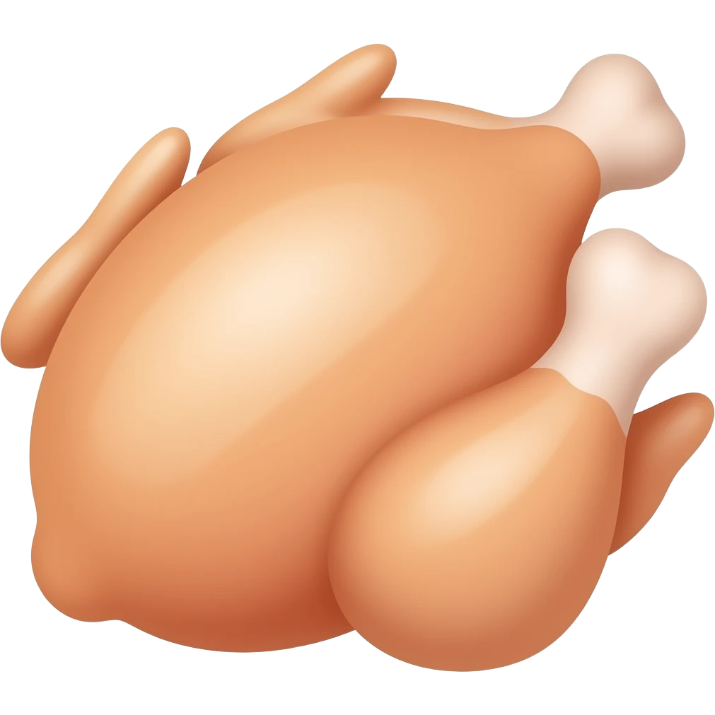 chicken meat emoji