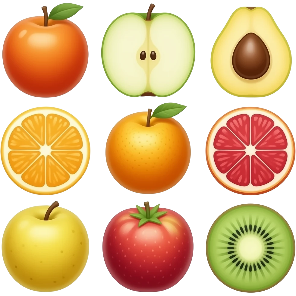Fruits emoji