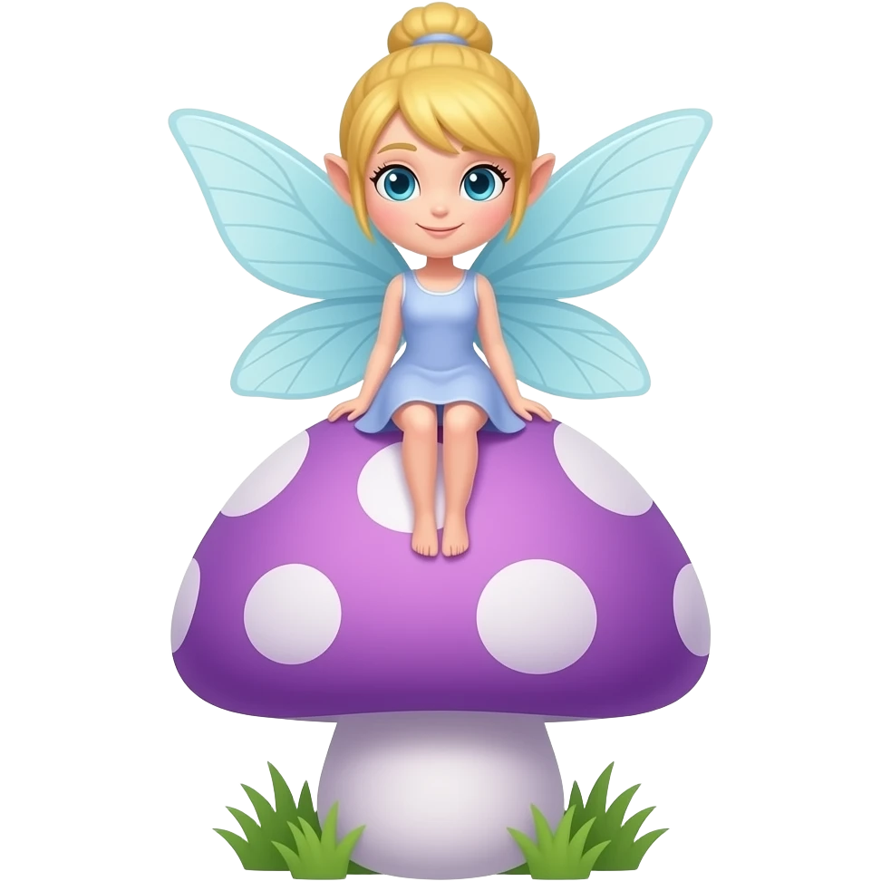fairy purple mushroom emoji