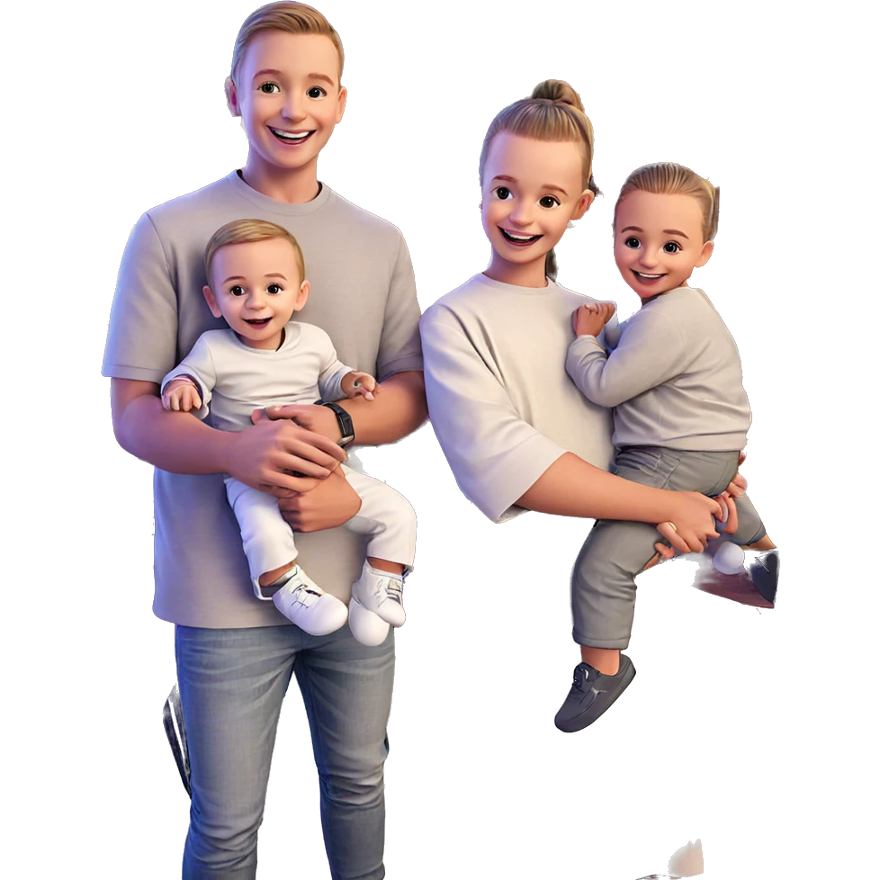 smiling group of friends emoji