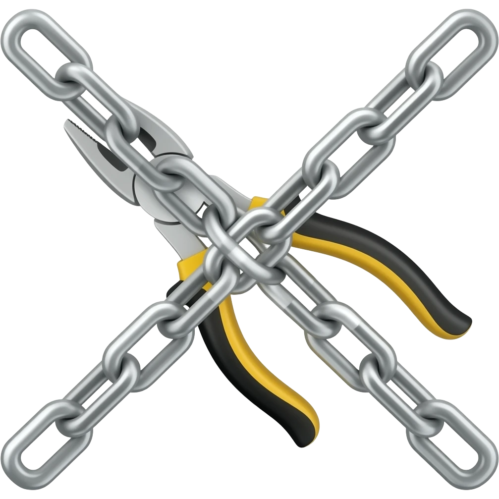 Chainlink pliers emoji