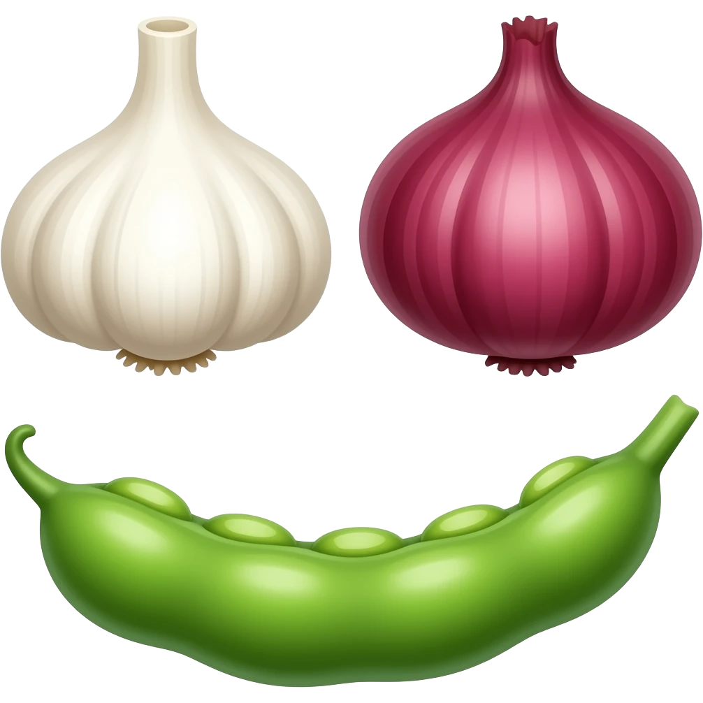🧄🧅🫘 emoji